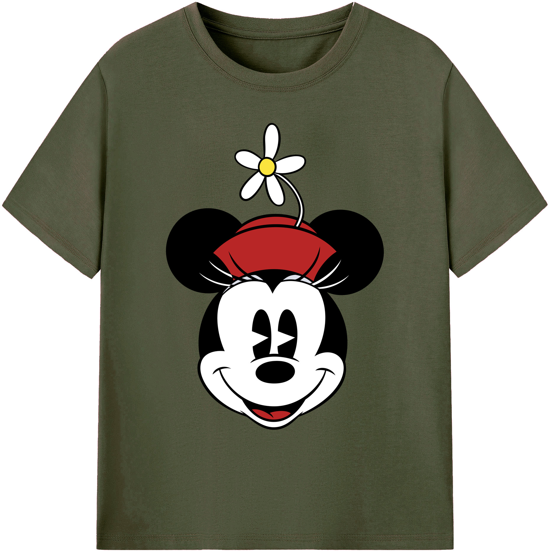 ミッキーマウス Mickey Mouse 綿100％ メンズ半袖Tシャツ｜肌触りやわらか＆通気性